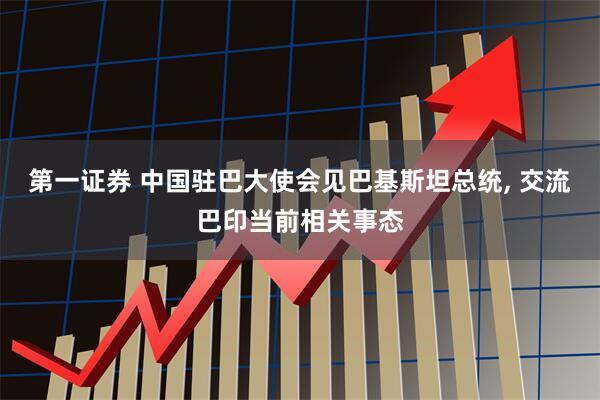 第一证券 中国驻巴大使会见巴基斯坦总统, 交流巴印当前相关事态