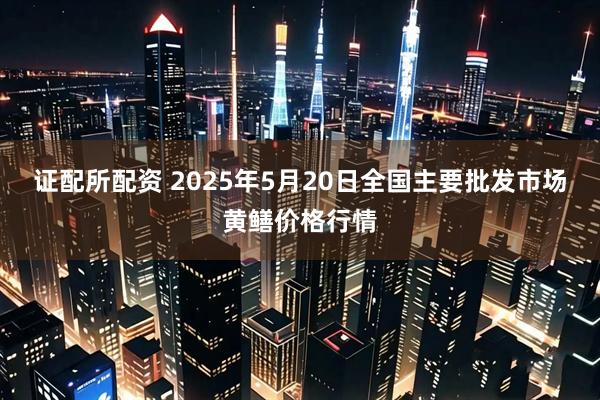 证配所配资 2025年5月20日全国主要批发市场黄鳝价格行情